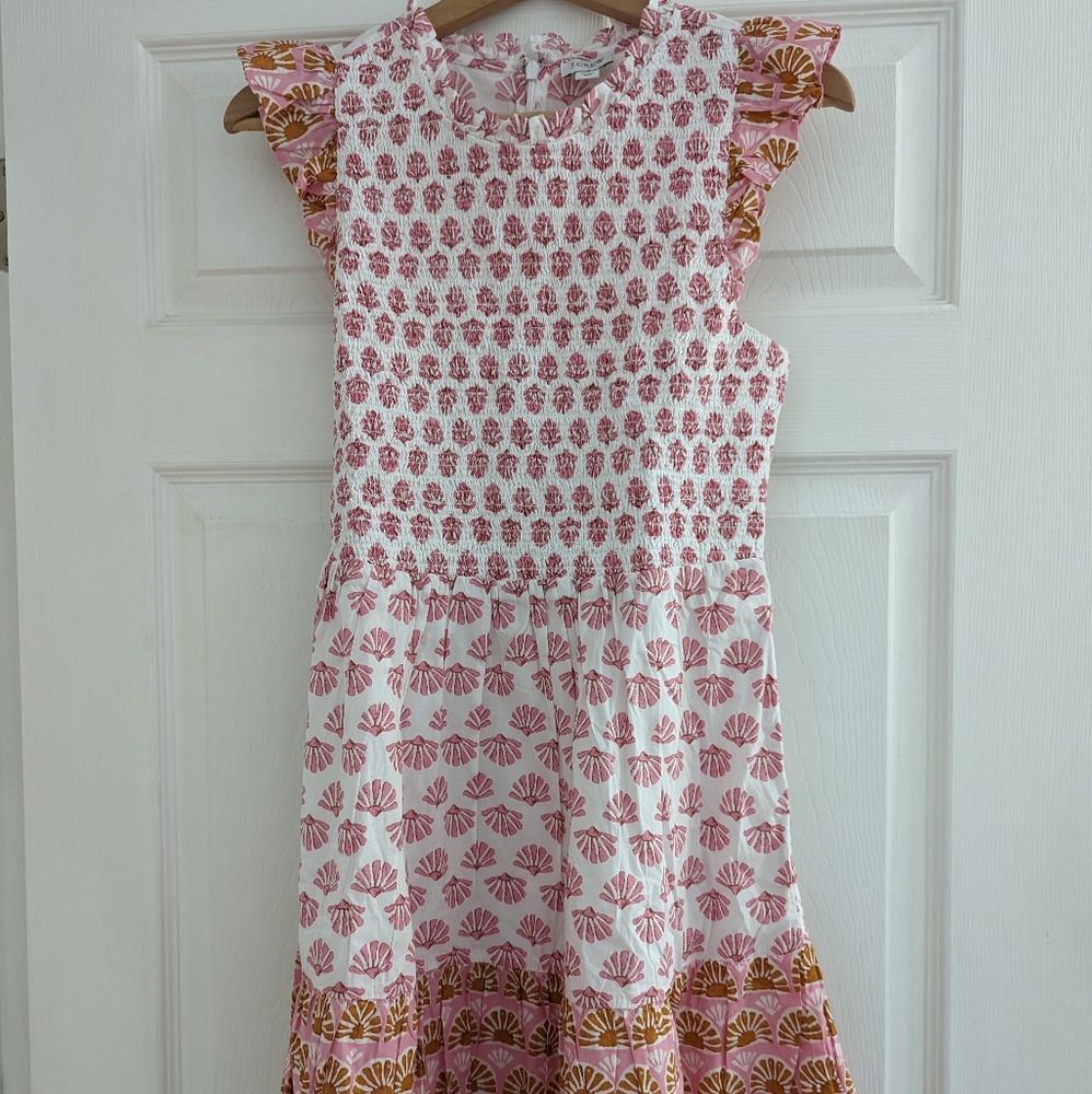 NWT J Crew Ruffle sleeve mini dress